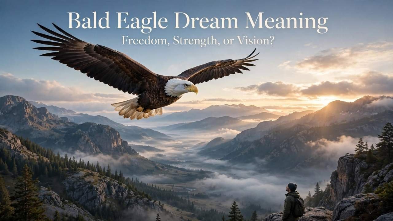 Did a bald eagle dream meaning leave you feeling unexpectedly powerful after you woke up?