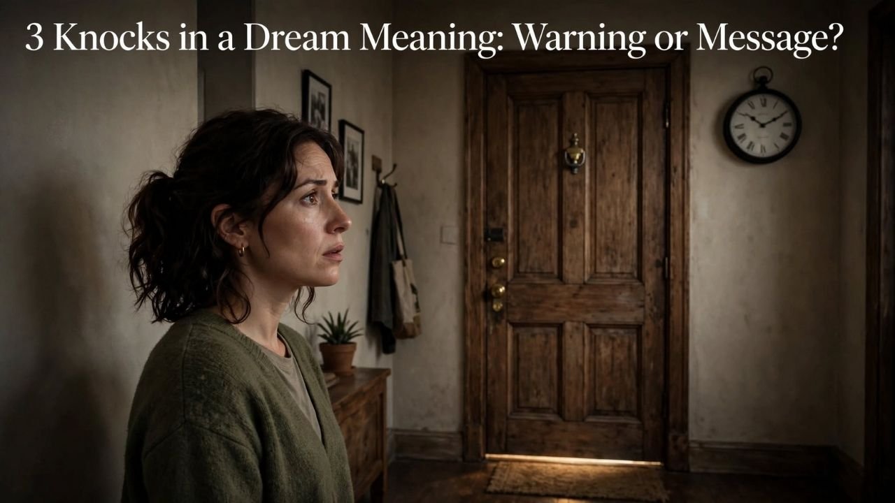 Did a 3 knocks in a dream meaning leave you wide awake and listening closely after you woke up?