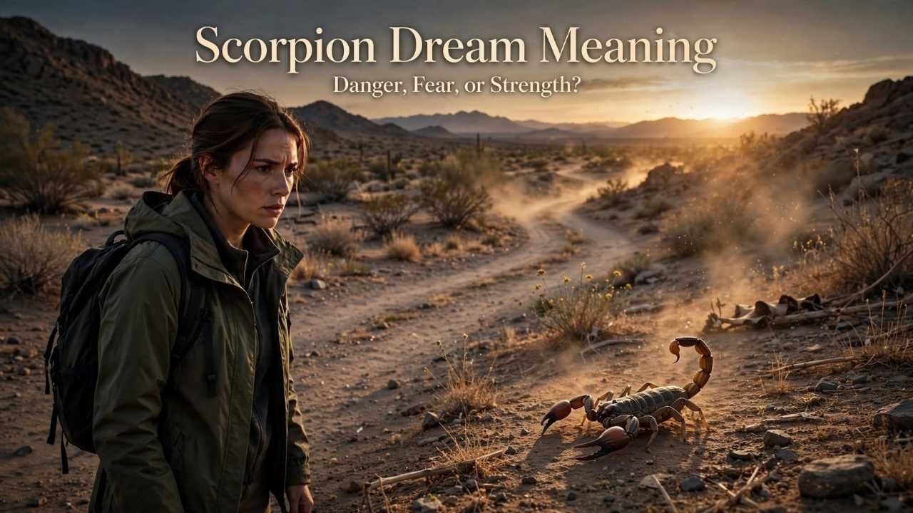 Did a scorpion dream meaning leave you feeling on edge after you woke up?