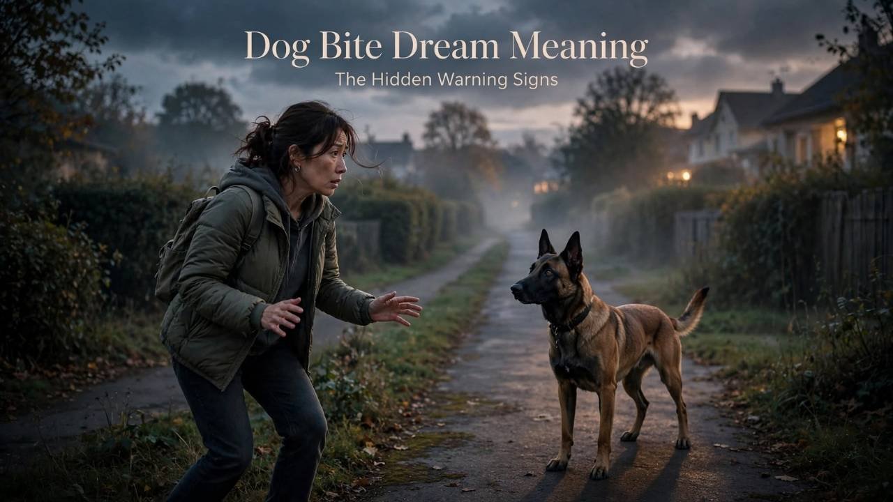 A dog bite dream meaning usually points to something happening in your waking life — broken trust, hidden anger, or a warning your mind wants you to notice.