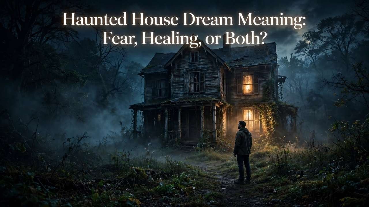 Did a haunted house dream meaning leave you uneasy long after you woke up?