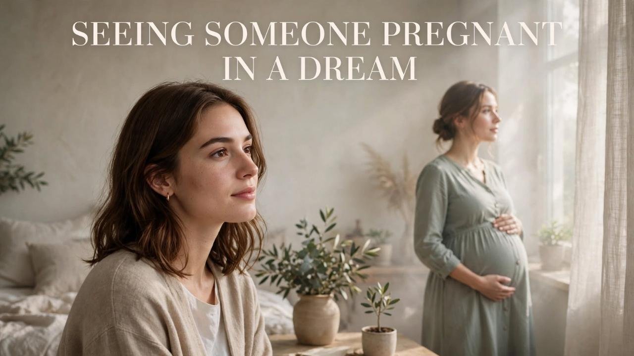 Seeing someone pregnant in a dream meaning rarely has anything to do with an actual pregnancy.