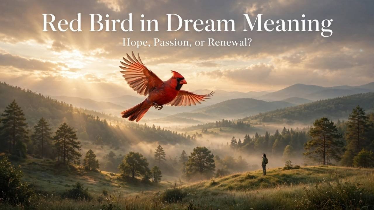Did a red bird in dream meaning leave you feeling unexpectedly hopeful after you woke up?