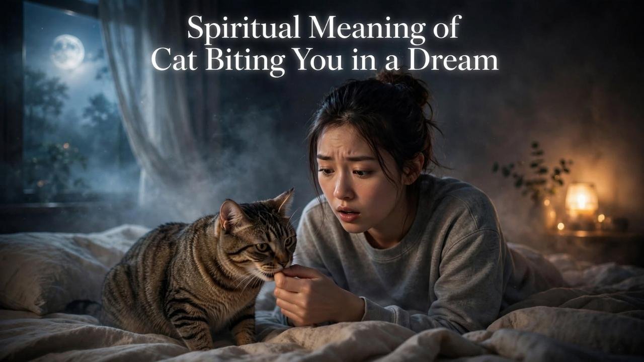 Did the spiritual meaning of cat biting you in a dream leave you checking your skin after you woke up?
