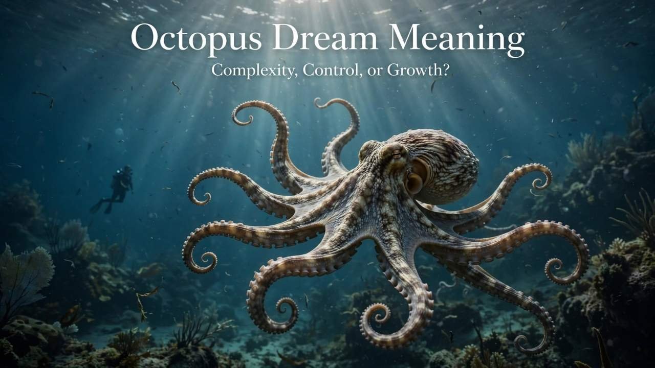 Did an octopus dream meaning leave you feeling strangely uneasy after you woke up?
