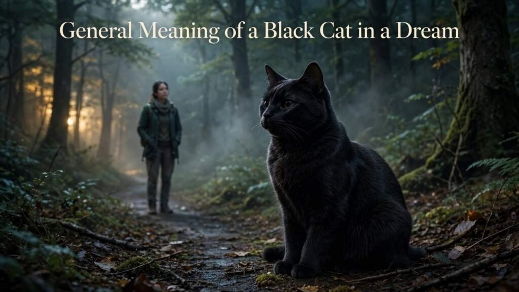 General Meaning of a Black Cat in a Dream