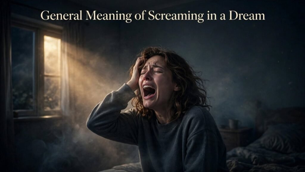 General Meaning of Screaming in a Dream